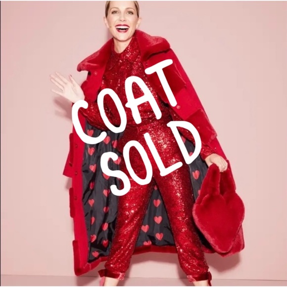 Halogen Atlantic-Pacific Faux Fur Tiered Stripe Long Coat - Picture 1 of 7